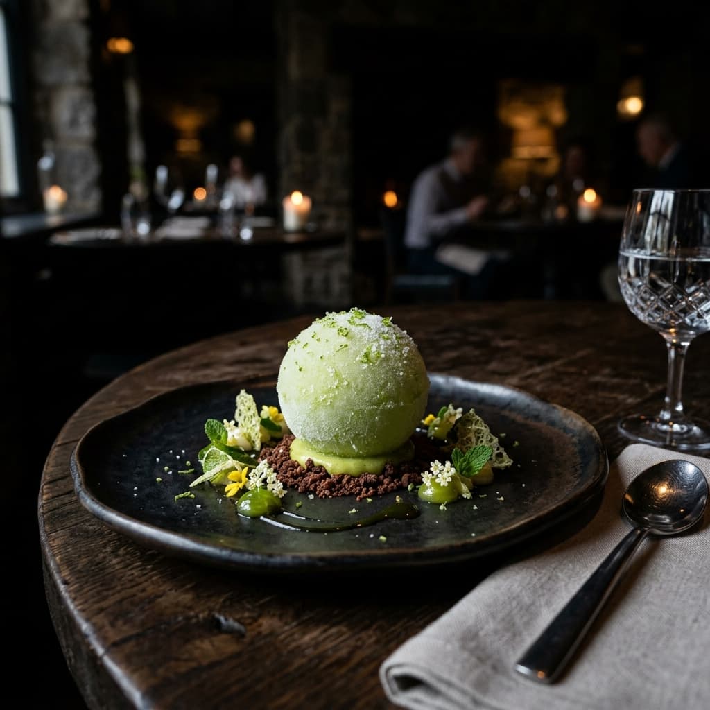 Sphère Givrée au Citron Vert